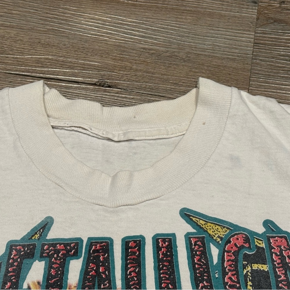 RARE VINTAGE Metallica 1996 Lollapalooza T-Shirt - Picture 9 of 15